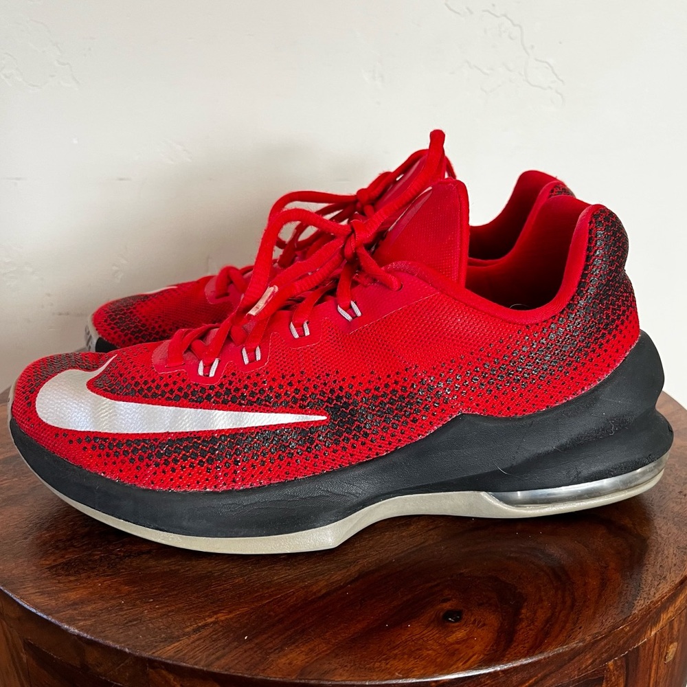 Nike Air Max Infuriate Low Basketball Shoes Red Black